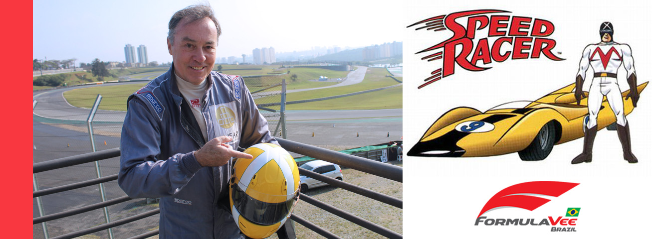 Piloto petropolitano se inspira no Corredor X de Speed Racer em novo capacete